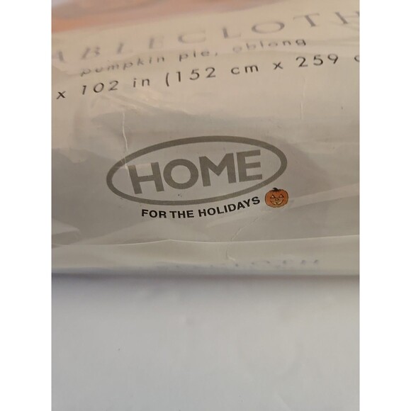 Pumpkin Pie Oblong Halloween fall Home for the Holidays Tablecloth 60" x 102" - Picture 4 of 6